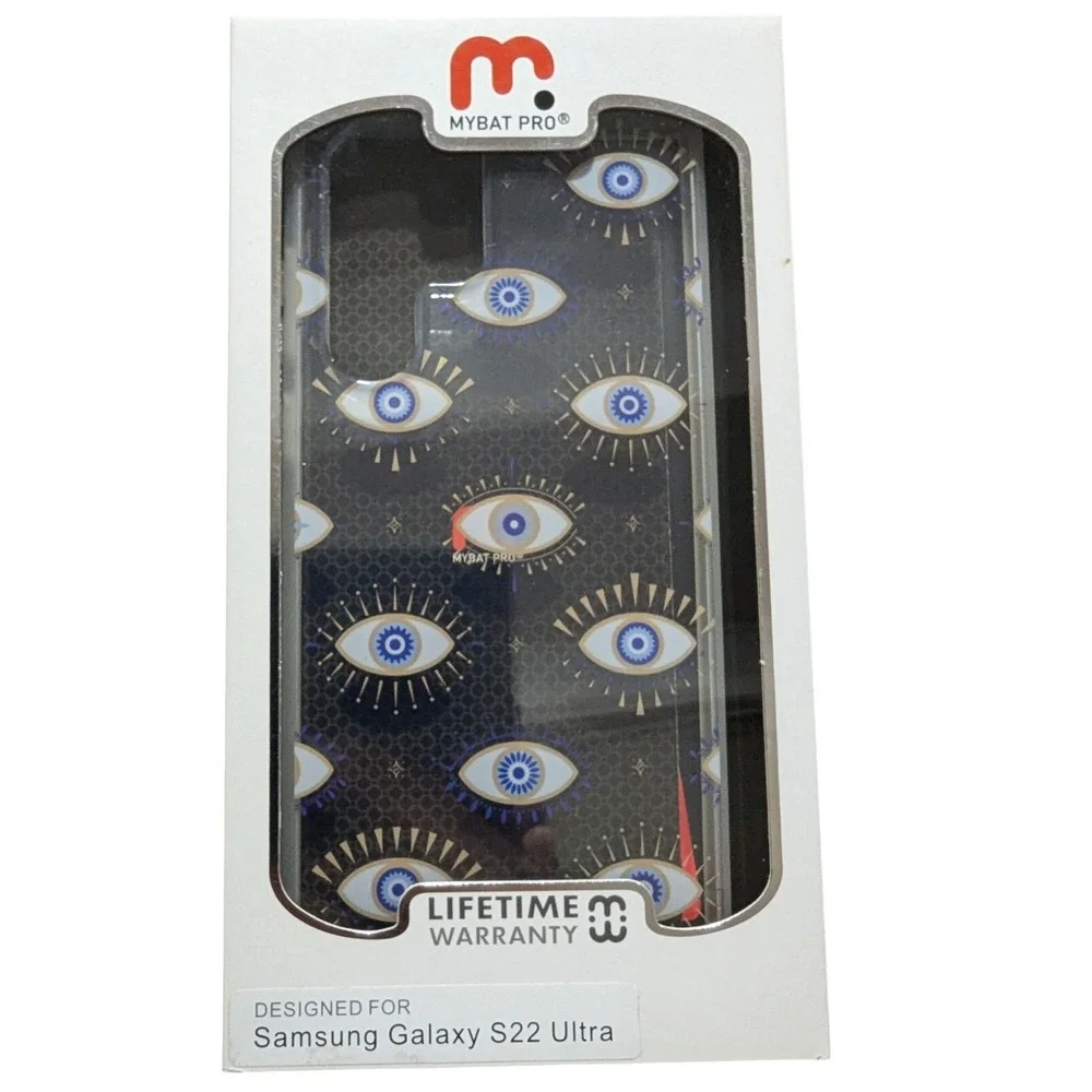 T5. Mybat Pro Mood Series Case For Samsung Galaxy S22 Ultra - Clear‎ Eyes